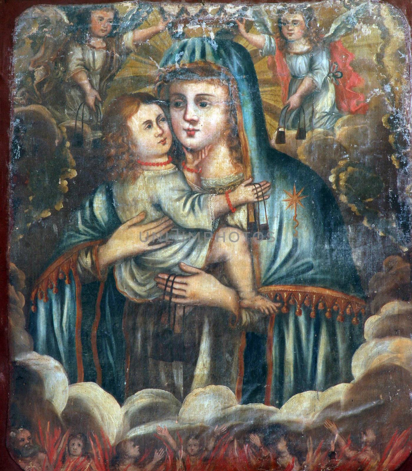 Blessed Virgin Mary with baby Jesus