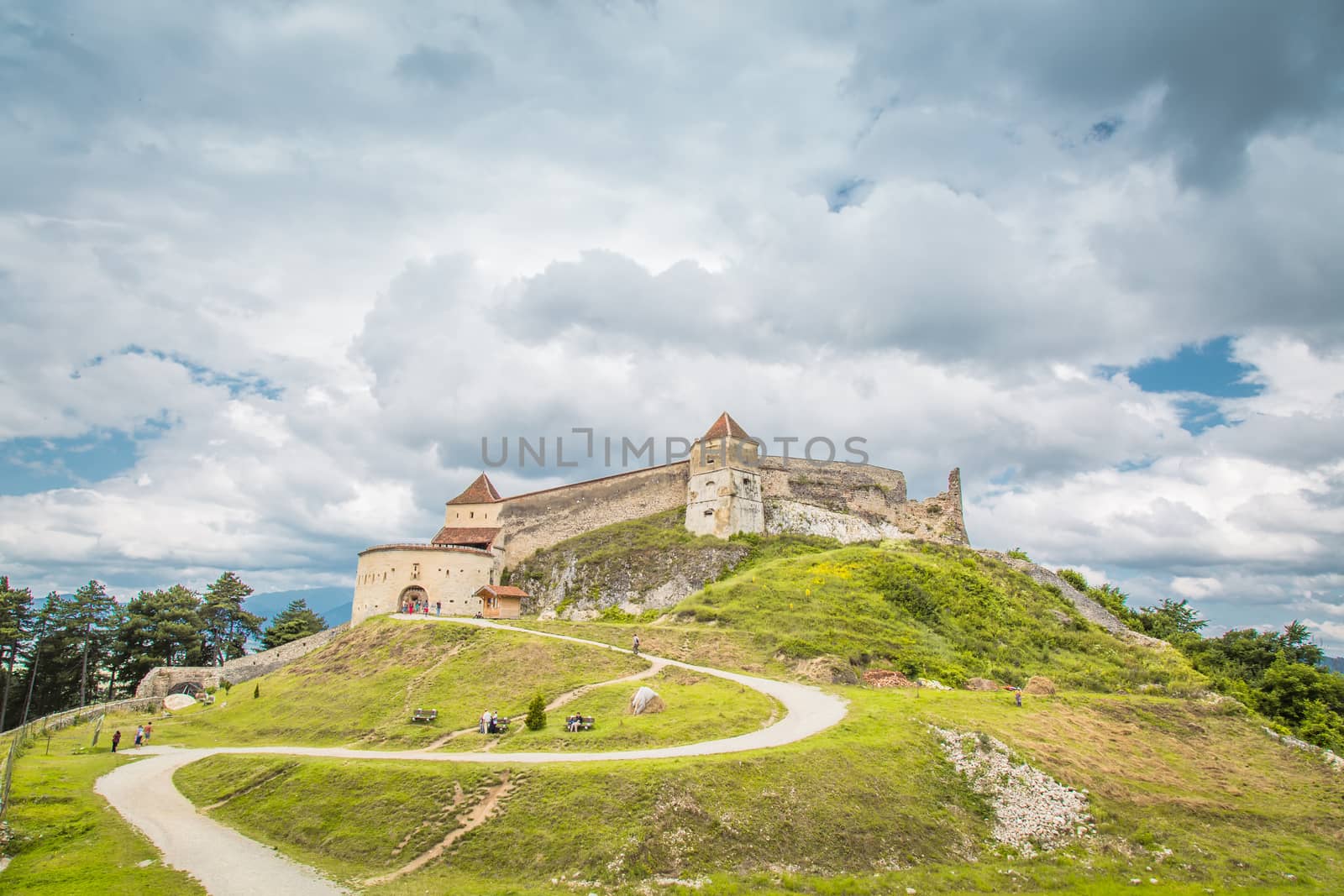 Rasnov fortress in the heart of Transylvania