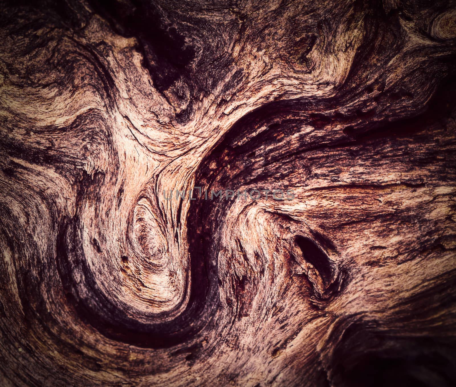 abstract background or texture retro old wood with wavy around