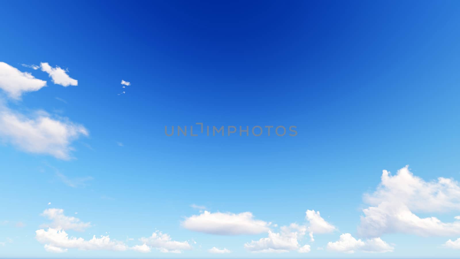 Cloudy blue sky abstract background, blue sky background with tiny clouds, 3d rendering

