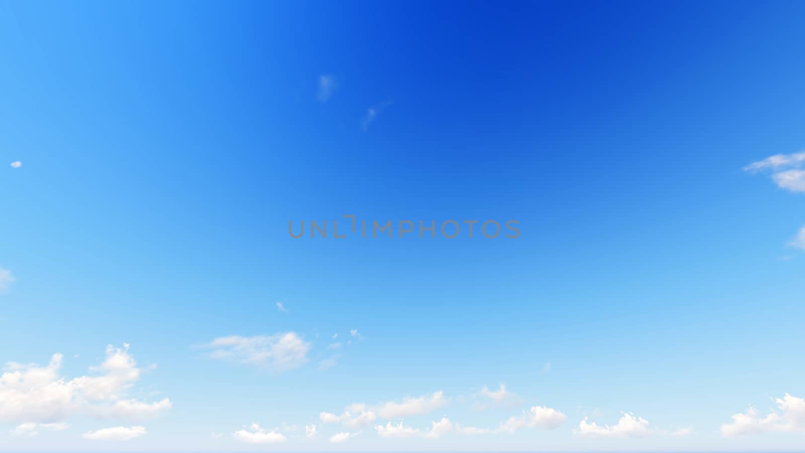 Cloudy blue sky abstract background, blue sky background with tiny clouds, 3d rendering

