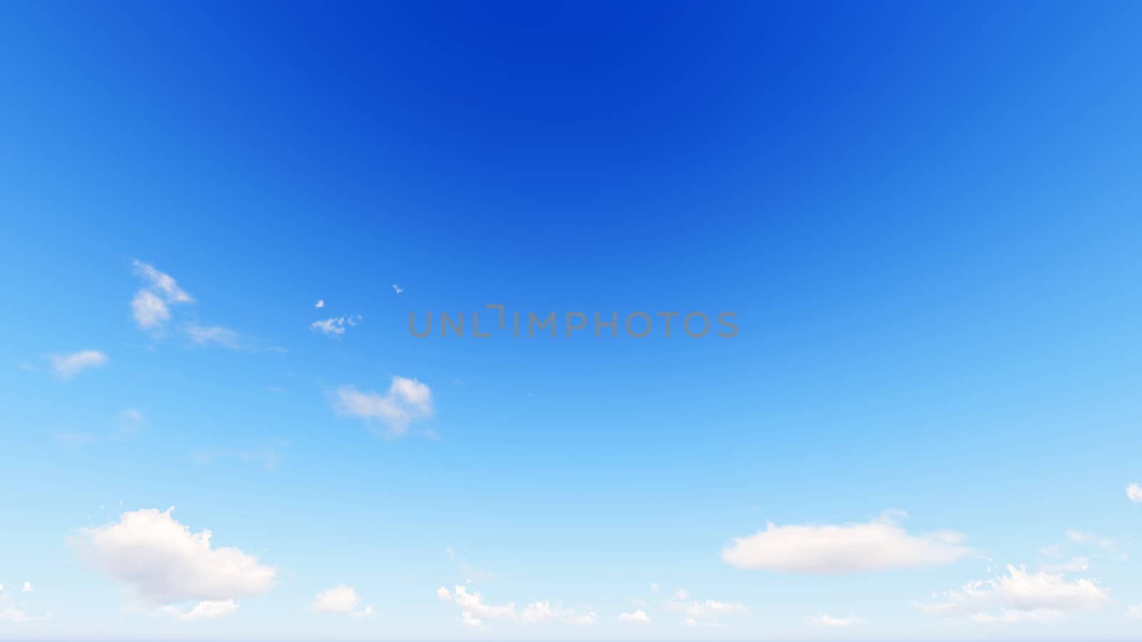 Cloudy blue sky abstract background, blue sky background with tiny clouds, 3d rendering

