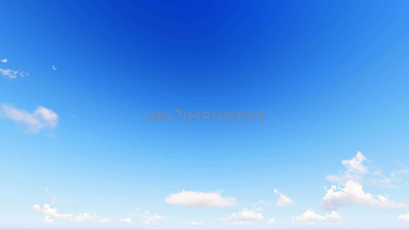 Cloudy blue sky abstract background, blue sky background with tiny clouds, 3d rendering

