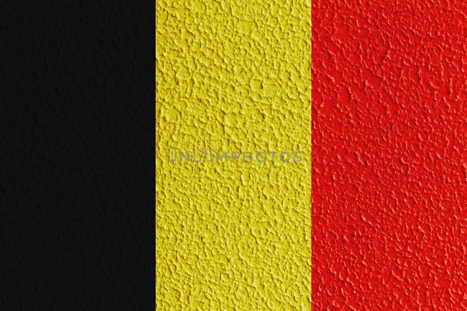 Rough Belgium flag black,yellow and red.