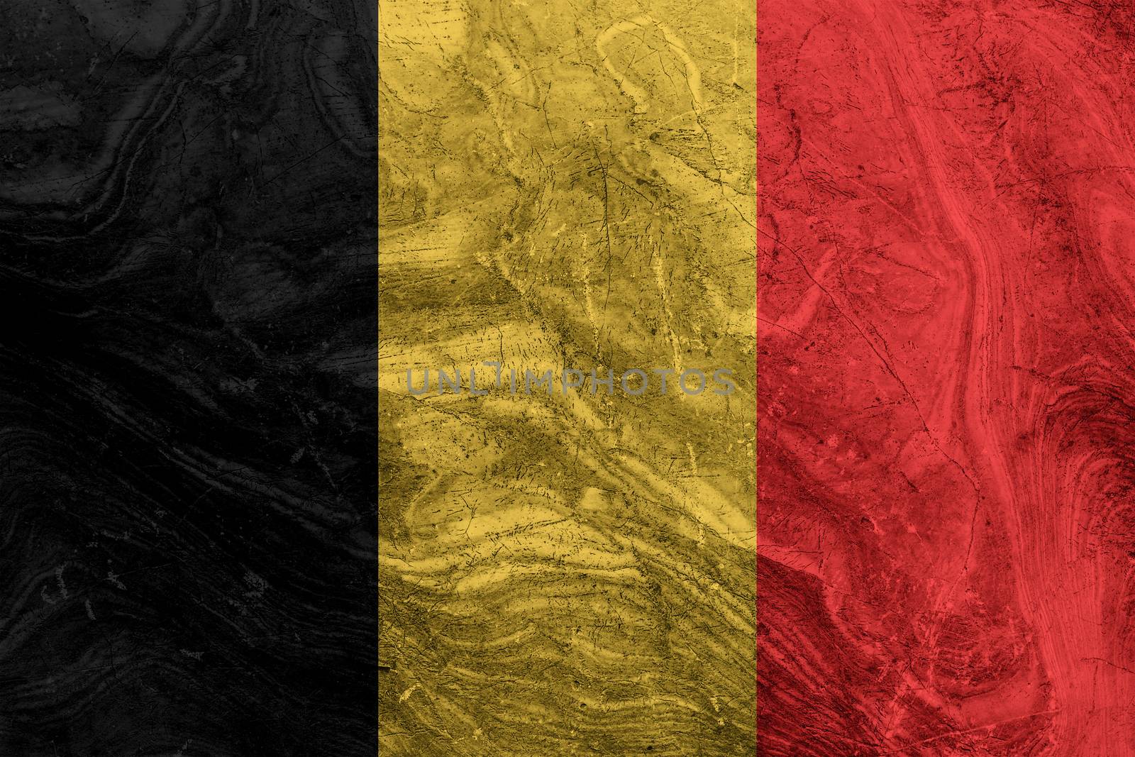 Belgium flag with marble pattern.