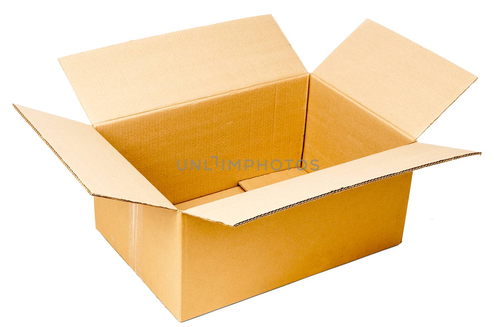 Opened cardboard box by cherezoff