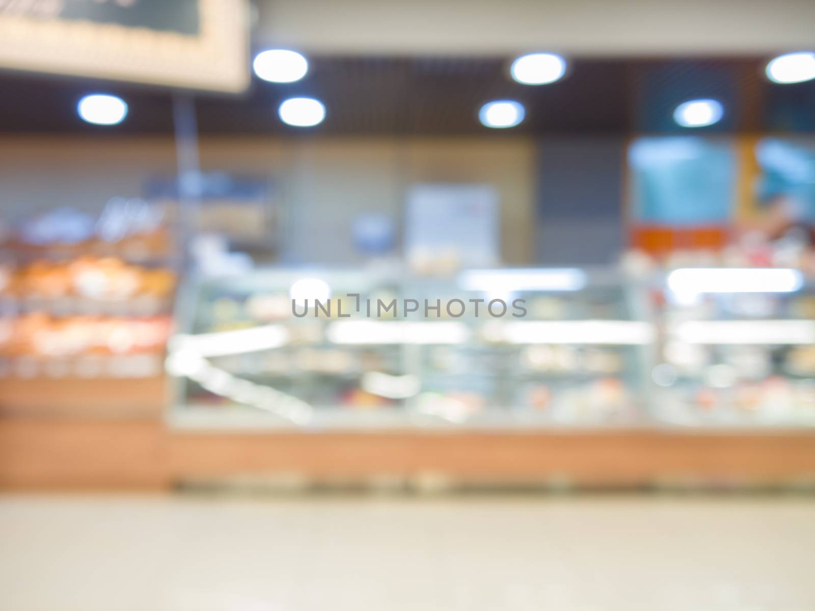 blur bakery shop with bokeh as background by fascinadora