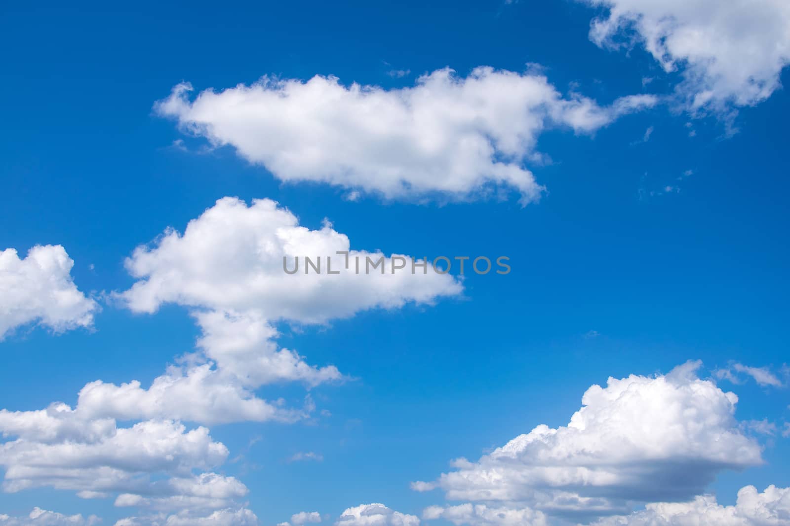 blue sky with cloud closeup