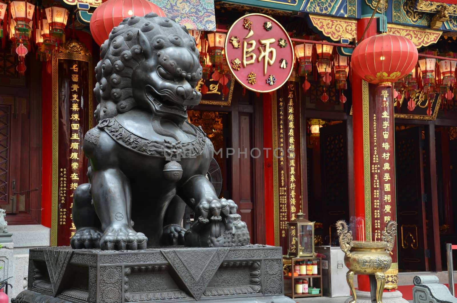 HONG KONG - JUNE, 2014 : Wong Tai Sin temple on June 25, 2014 in Hong Kong. Wong Tai Sin temple is a main attractions in Hong Kong