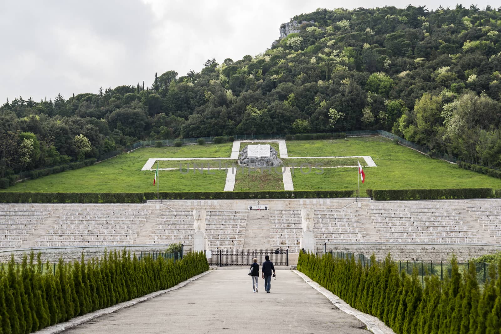 Polish WWII Cemetary in Monte Cassino, Italy