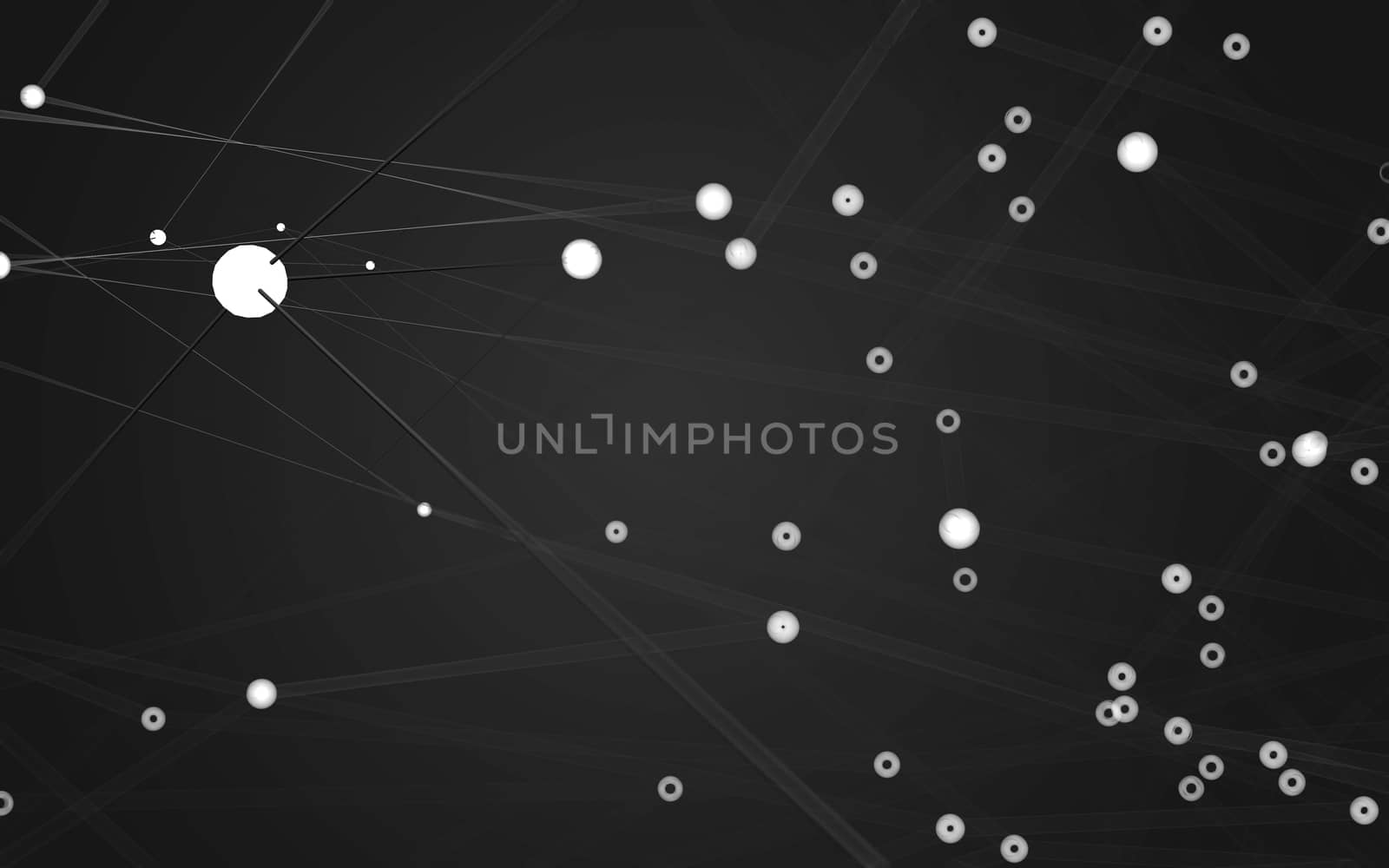 Abstract polygonal space low poly dark background  by teerawit