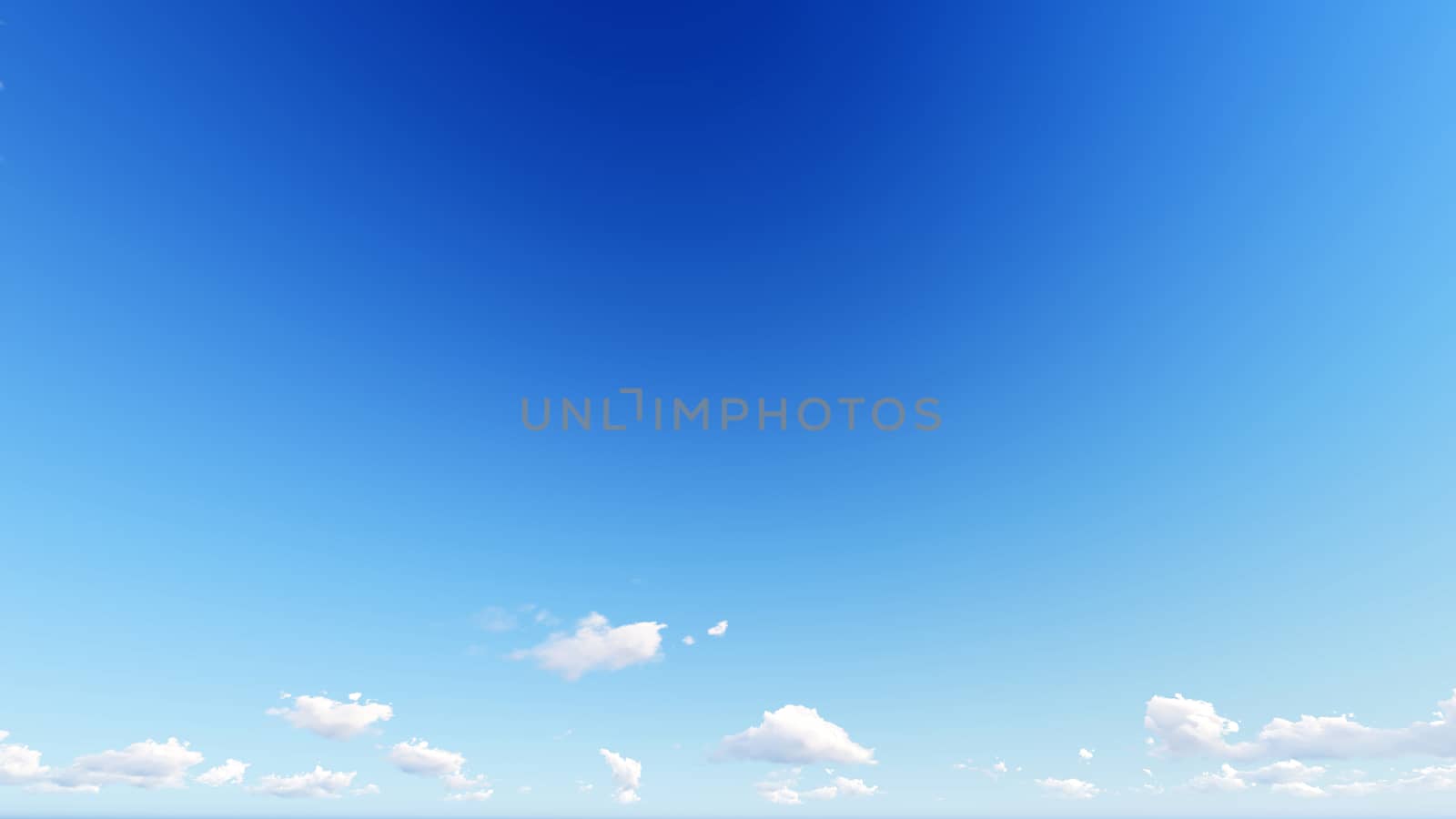 Cloudy blue sky abstract background, blue sky background with tiny clouds, 3d rendering

