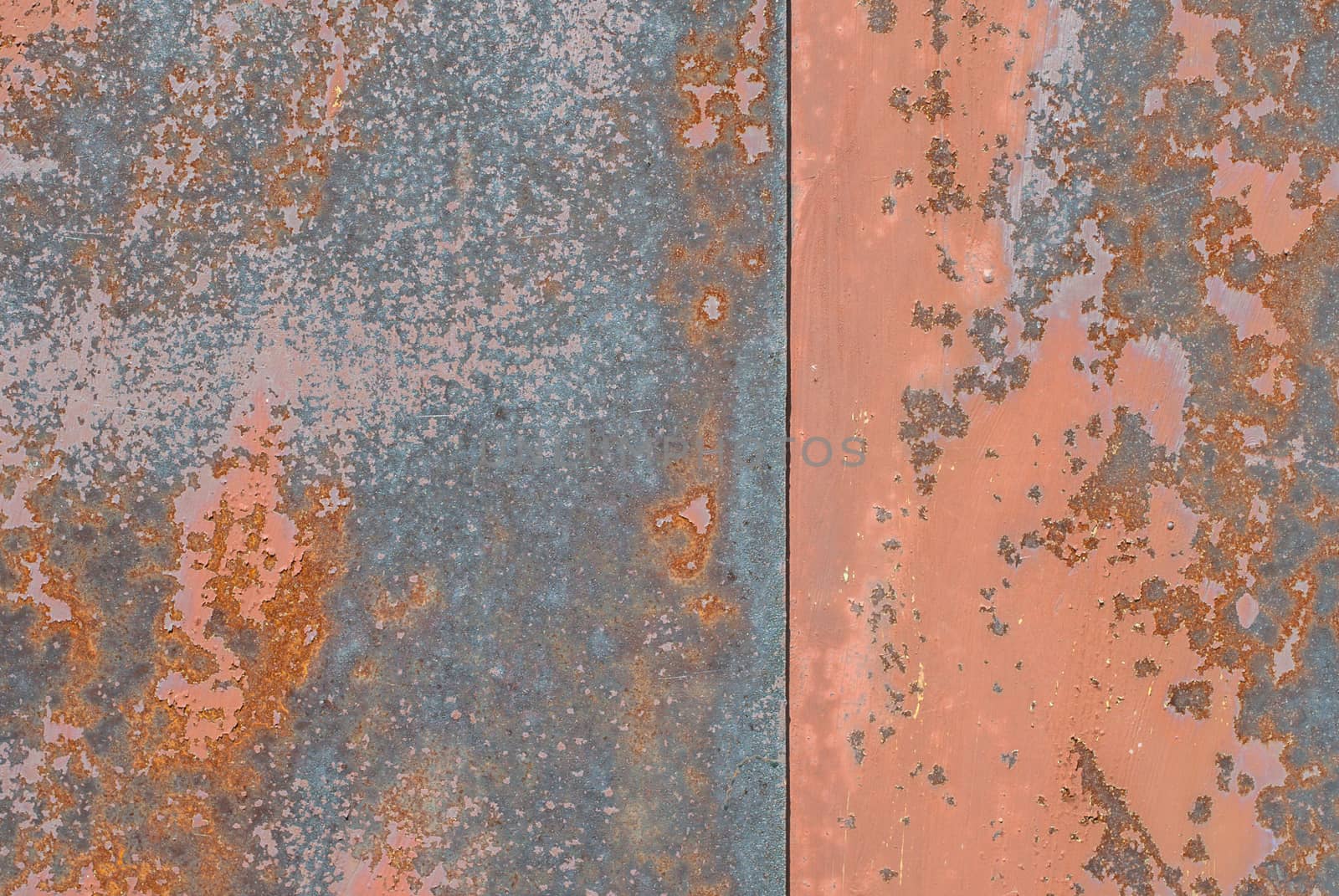 chipped paint on iron surface, grunge metal surface, great background or texture for your project by uvisni