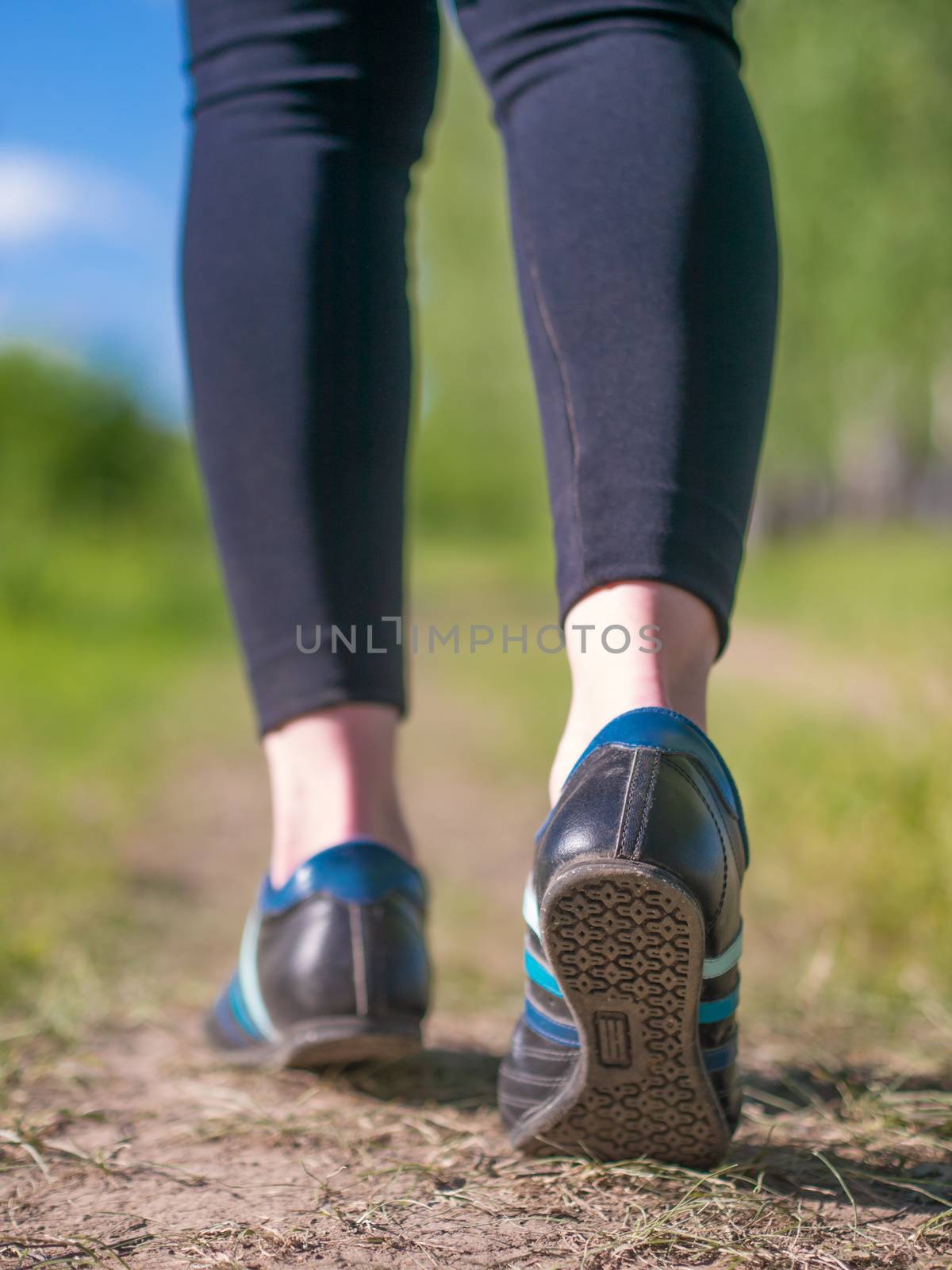  jogging shoes closeup by fascinadora