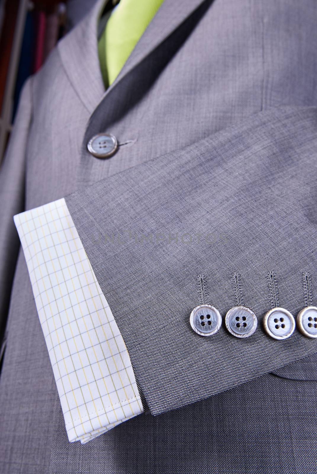 Elegant business suit with a shirt and a tie