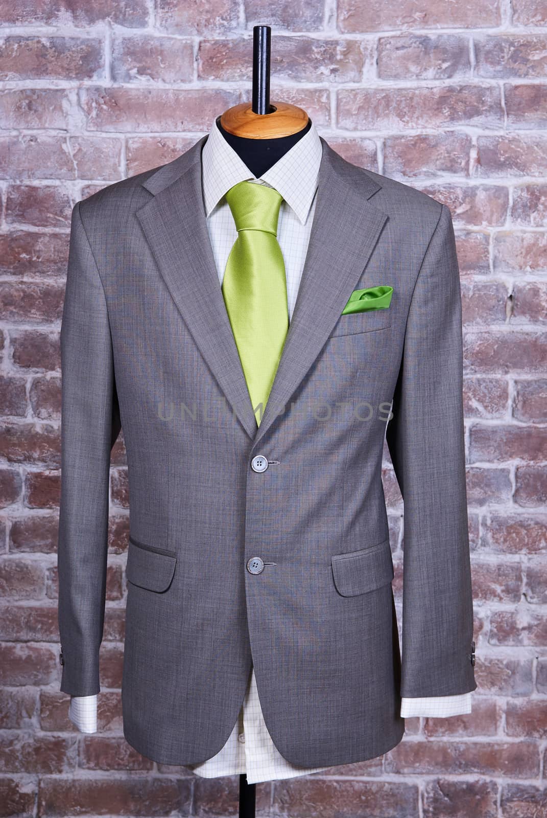 Elegant business suit with a shirt and a tie