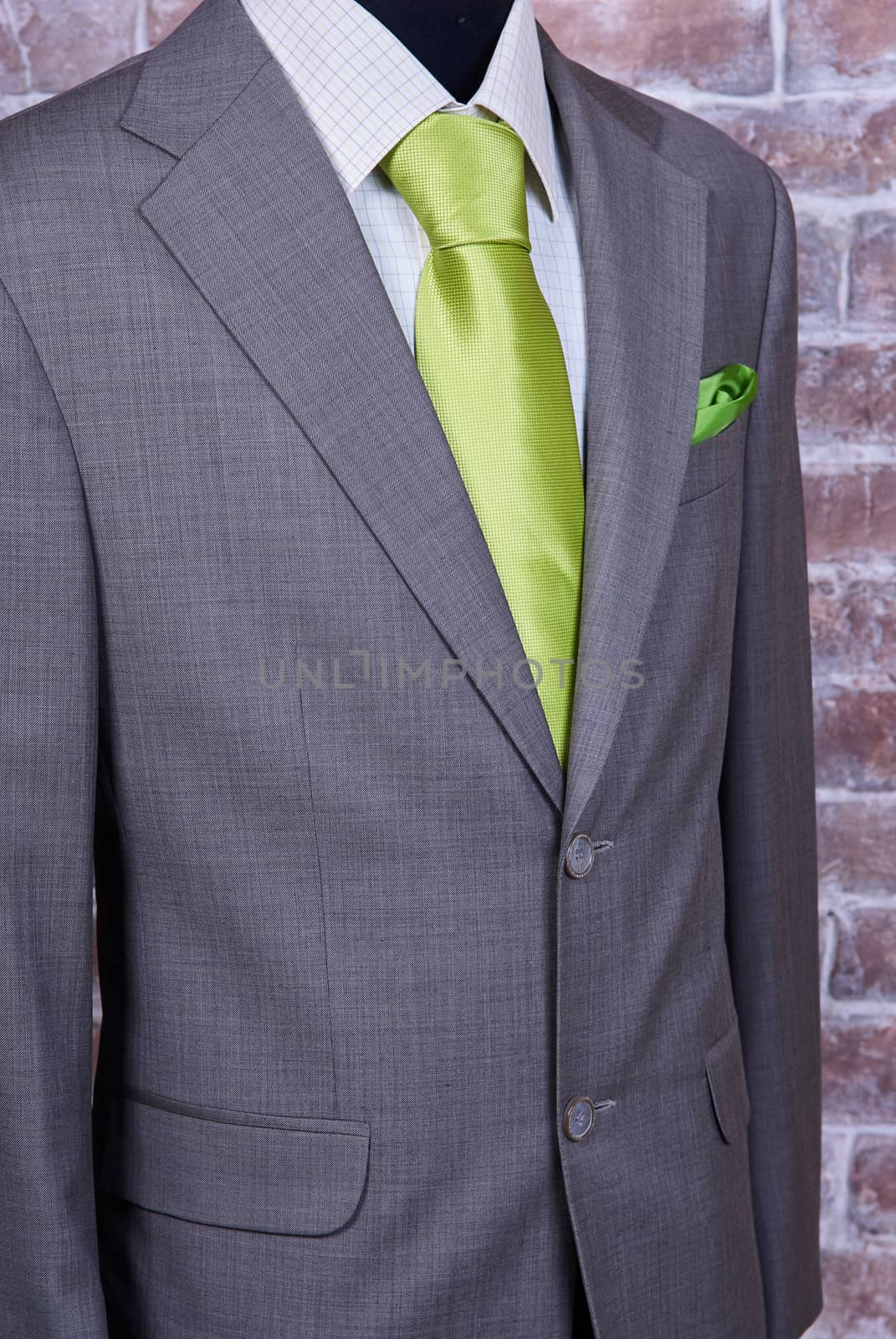 Elegant business suit with a shirt and a tie