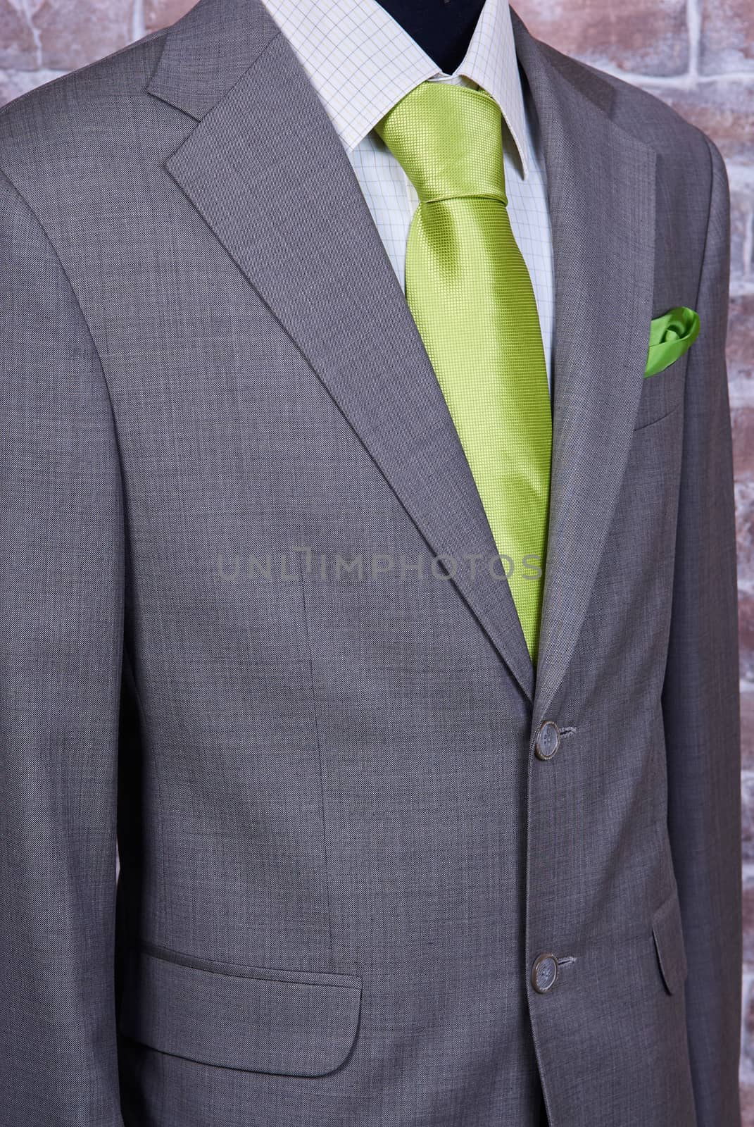 Elegant business suit with a shirt and a tie