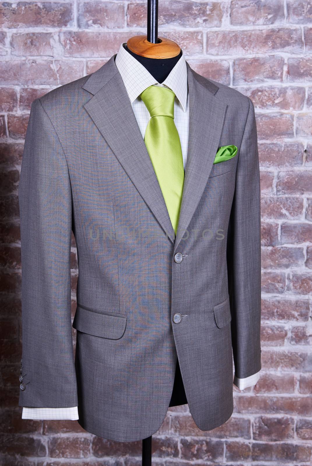 Elegant business suit with a shirt and a tie