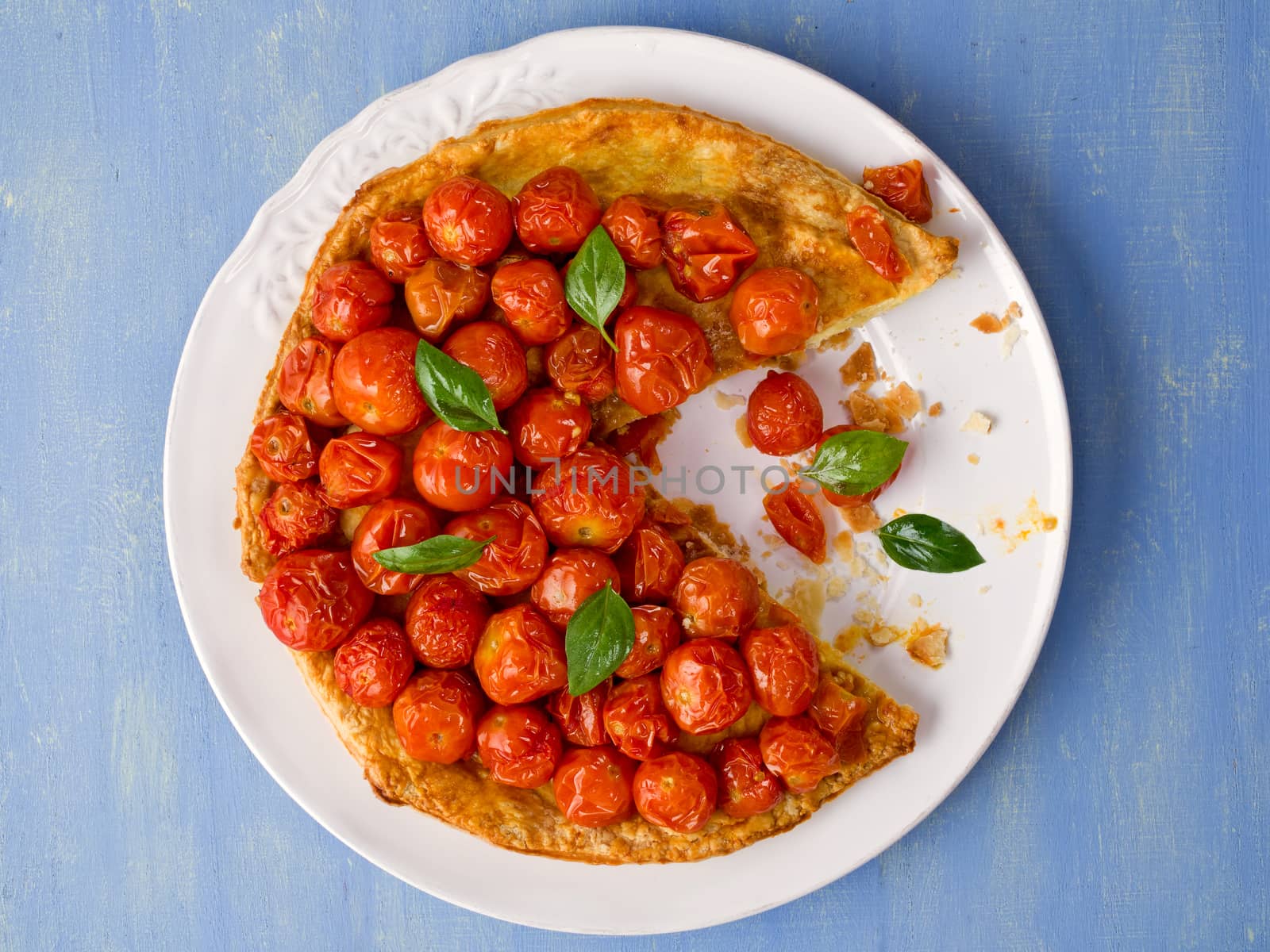 rustic cherry tomato tarte tatin by zkruger