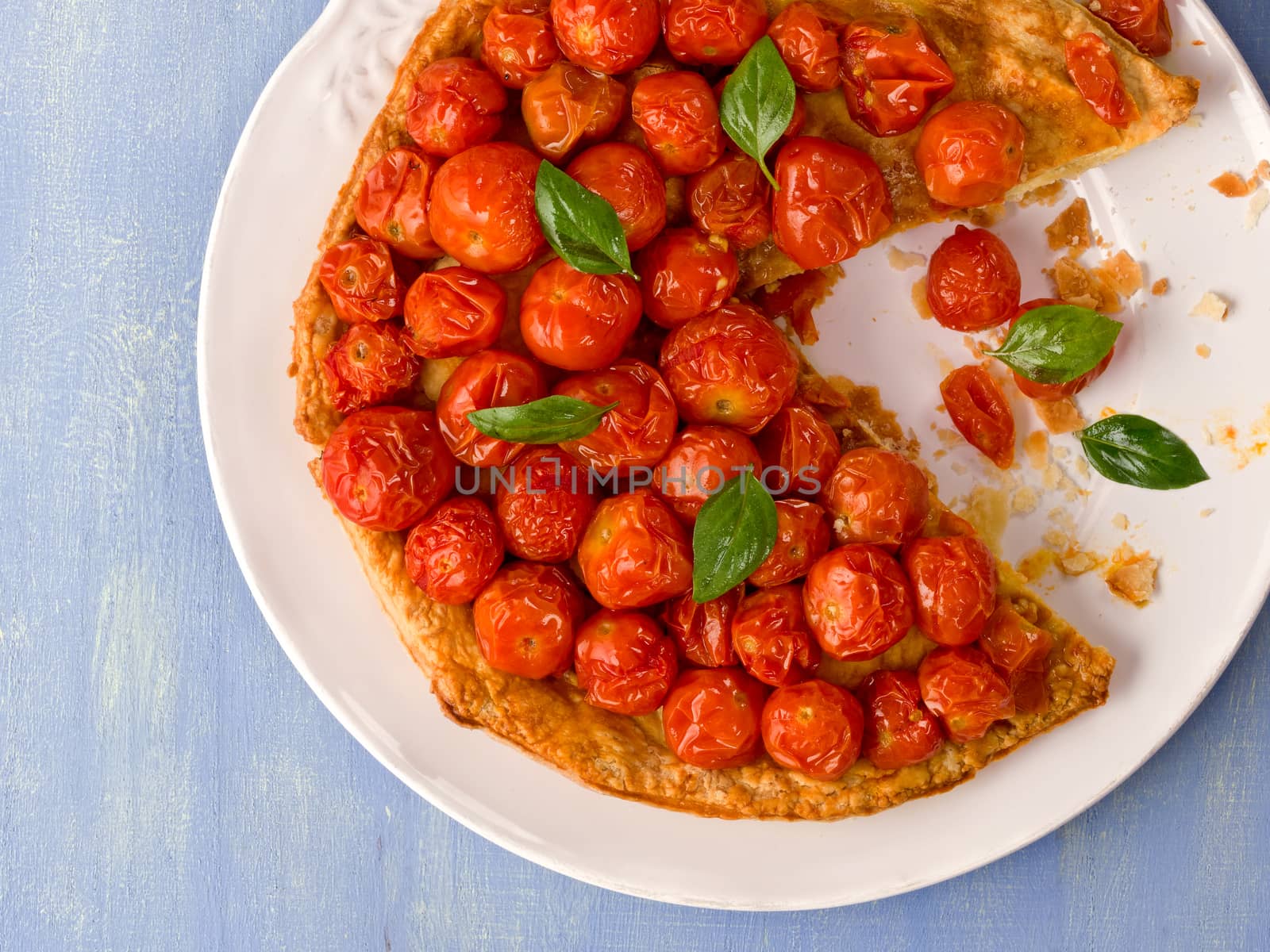 rustic cherry tomato tarte tatin by zkruger