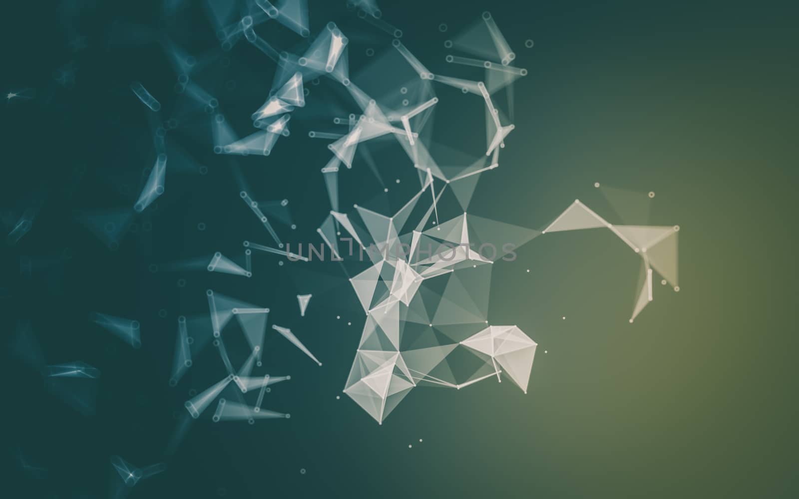 Abstract low poly background, geometry triangle by teerawit