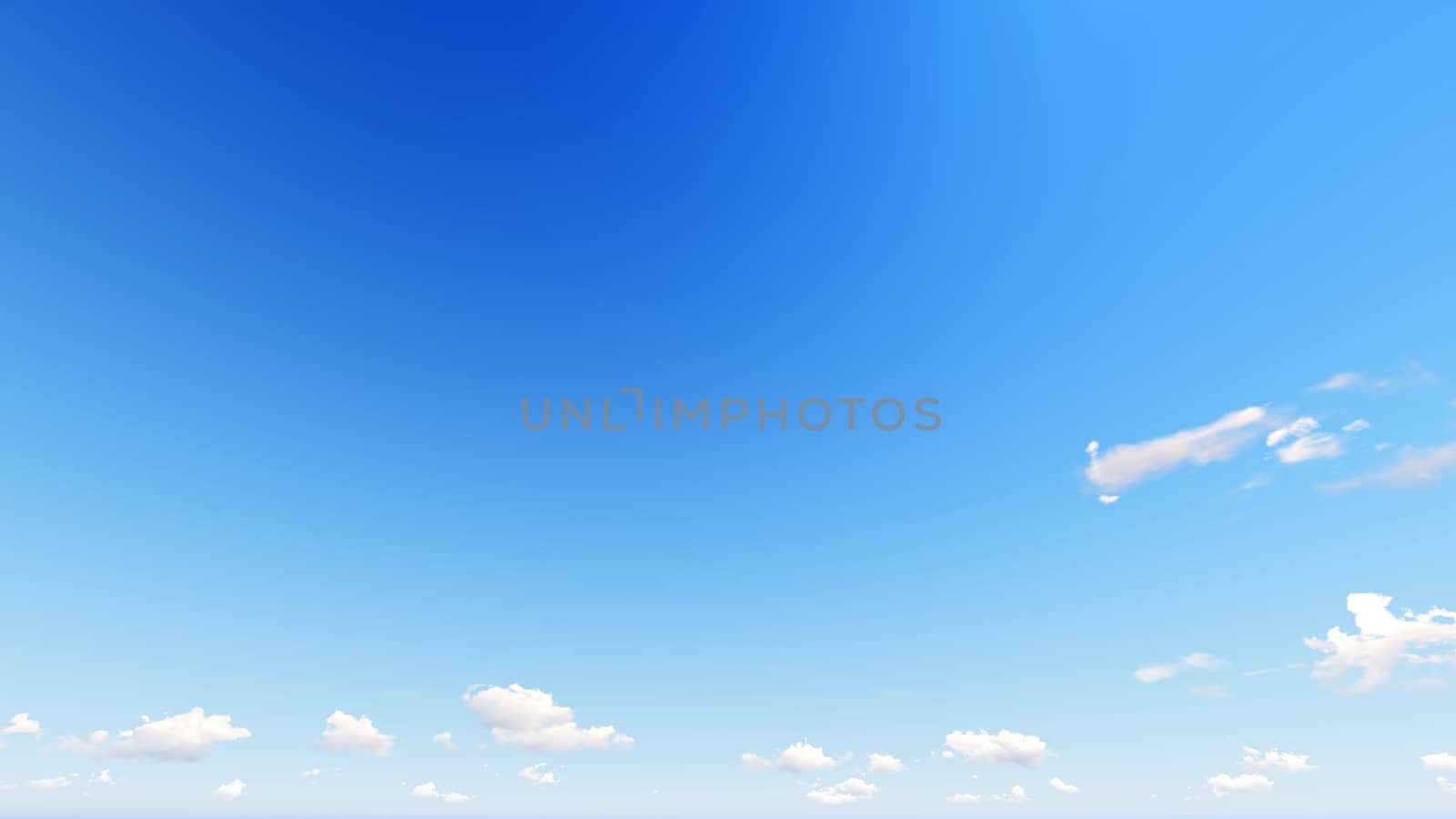 Cloudy blue sky abstract background, blue sky background with tiny clouds, 3d rendering

