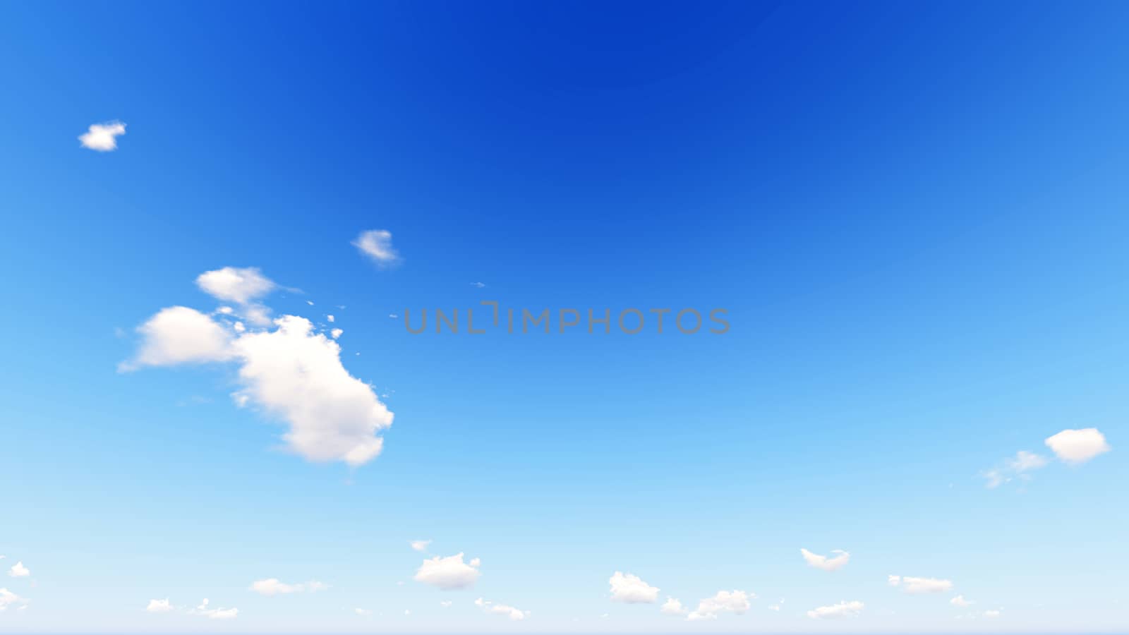 Cloudy blue sky abstract background, blue sky background with tiny clouds, 3d rendering

