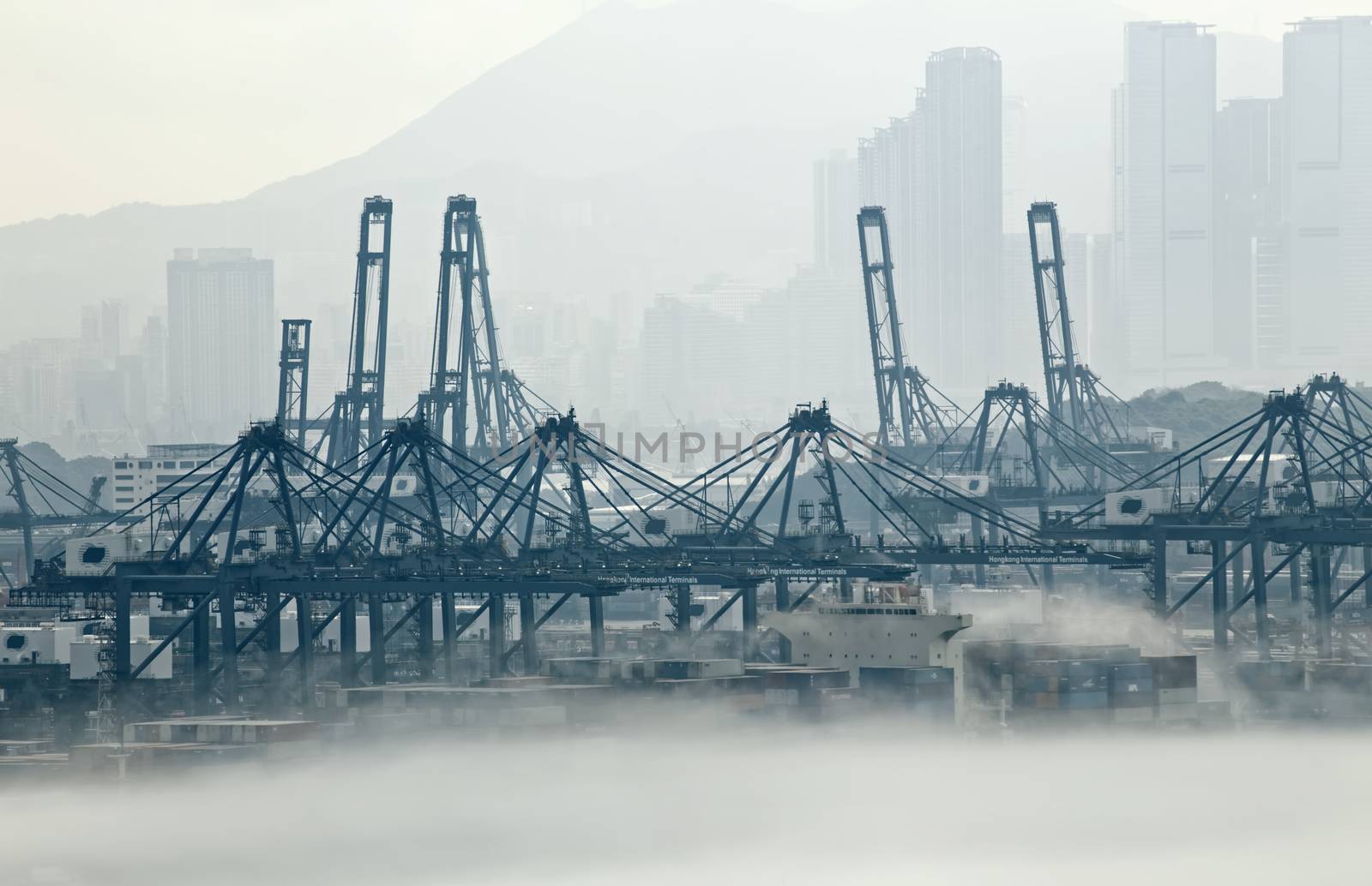 Hong Kong cargo port by cozyta