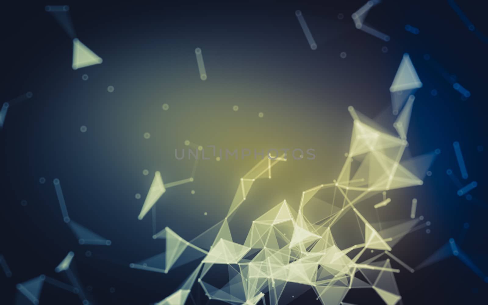 Abstract low poly background, geometry triangle by teerawit