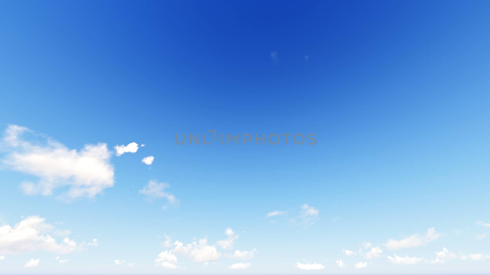 Cloudy blue sky abstract background, blue sky background with tiny clouds, 3d rendering

