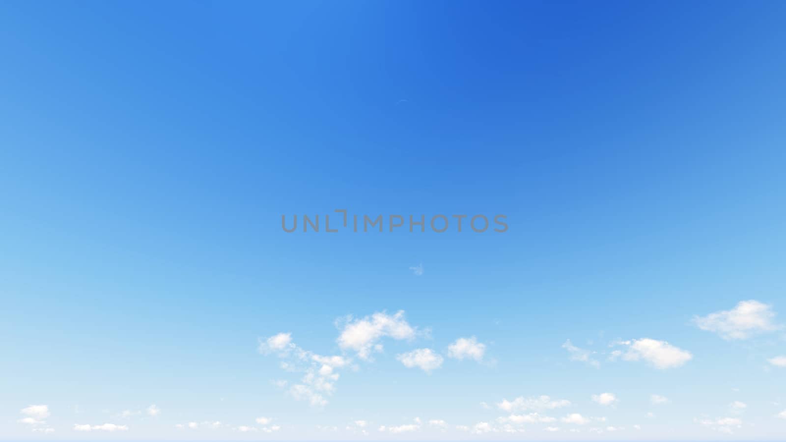 Cloudy blue sky abstract background, blue sky background with tiny clouds, 3d rendering

