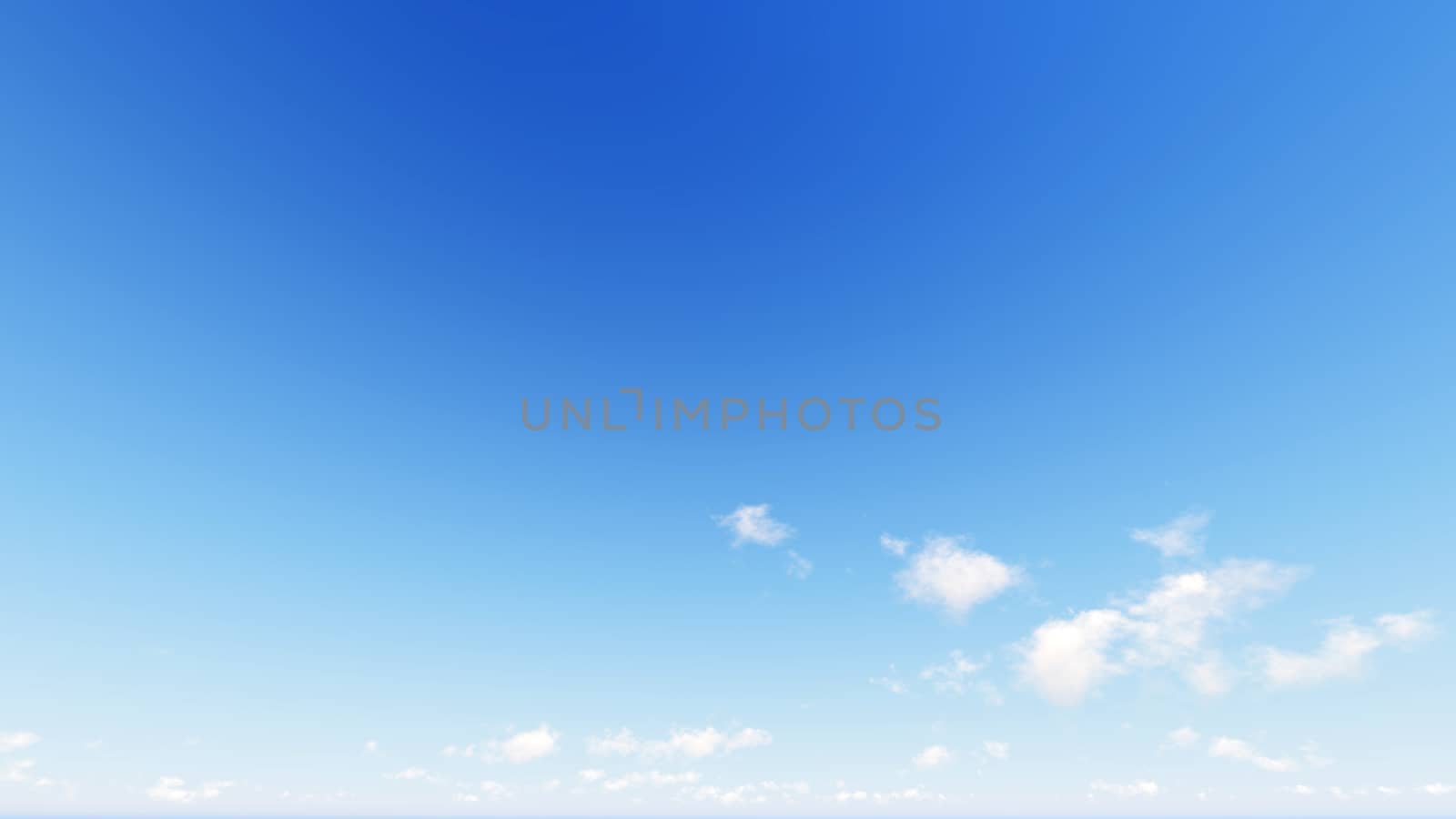 Cloudy blue sky abstract background, blue sky background with tiny clouds, 3d rendering

