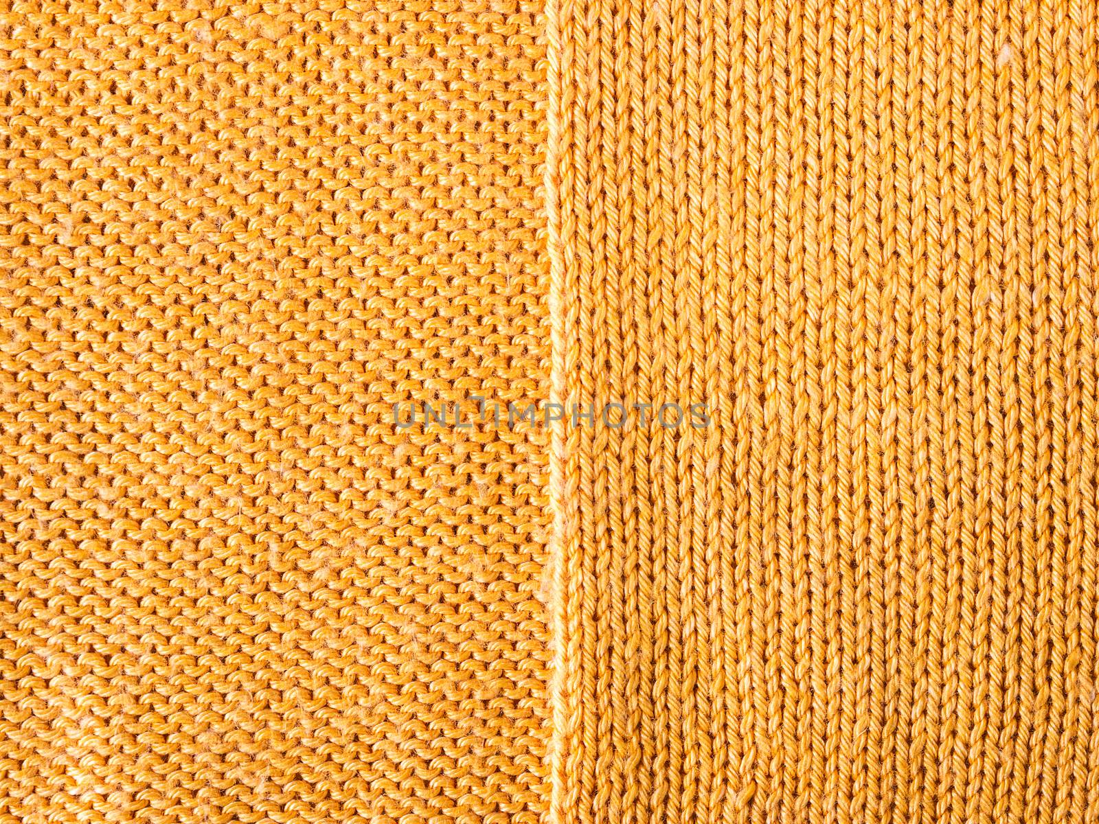 orange knitted Jersey as a textile background