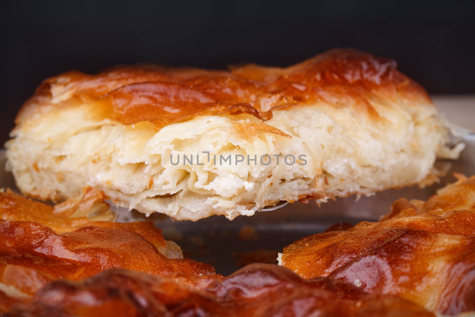 Slice burek with cheese by MilanMarkovic78