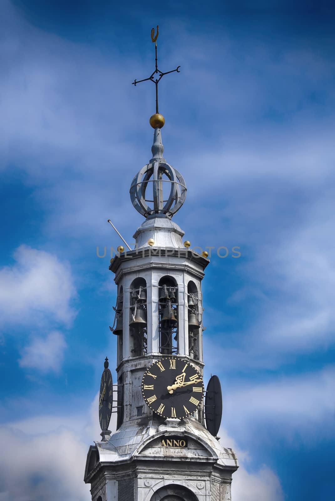 The Munttoren on Muntplein square in Amsterdam, The Netherlands by vladacanon