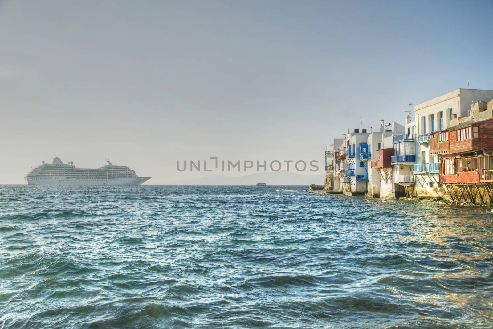 View and special architecture europe island of Mykonos Greek