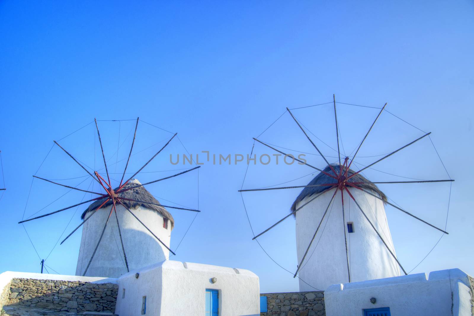 View and special architecture europe island of Mykonos Greek