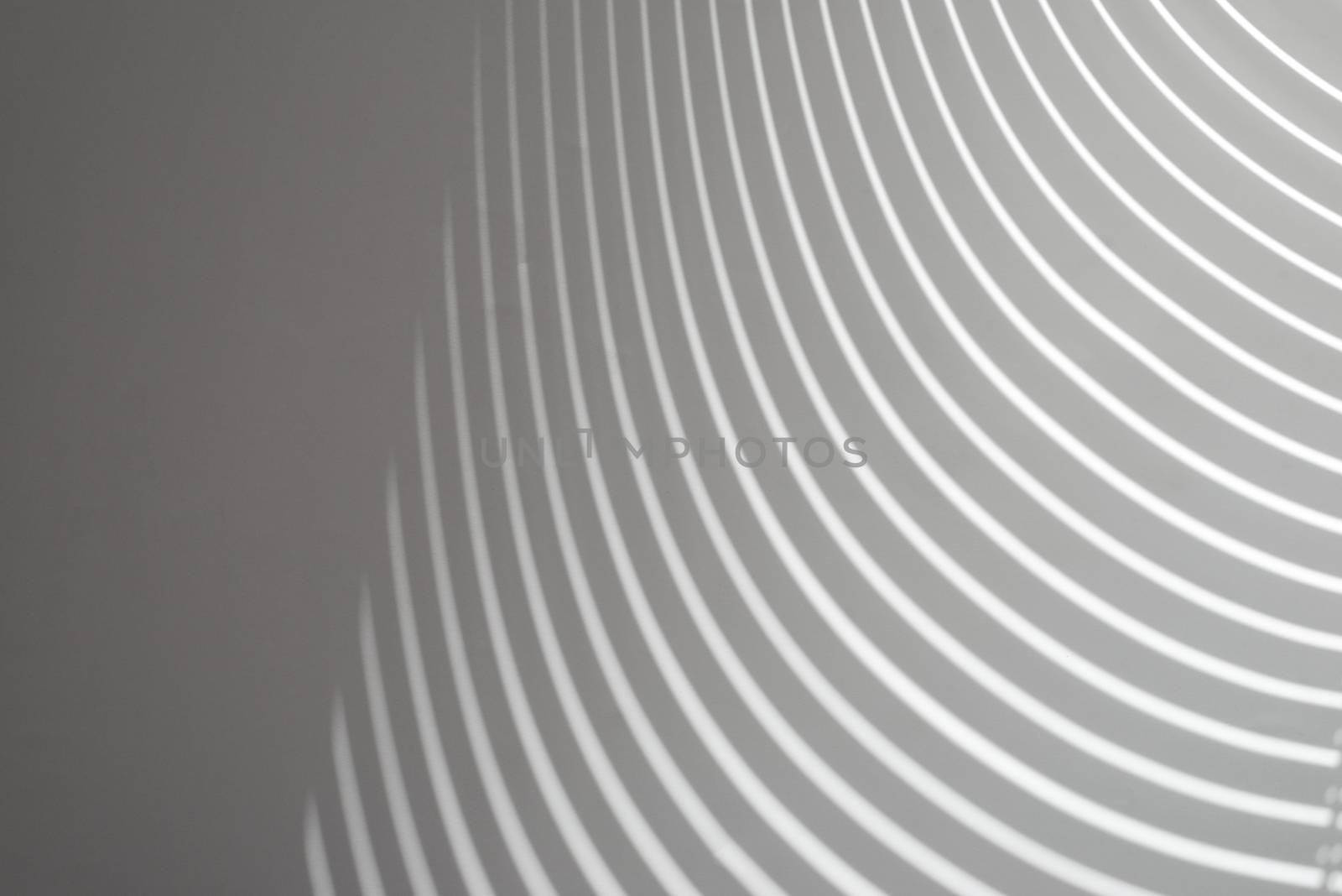 Blind shadow on white background