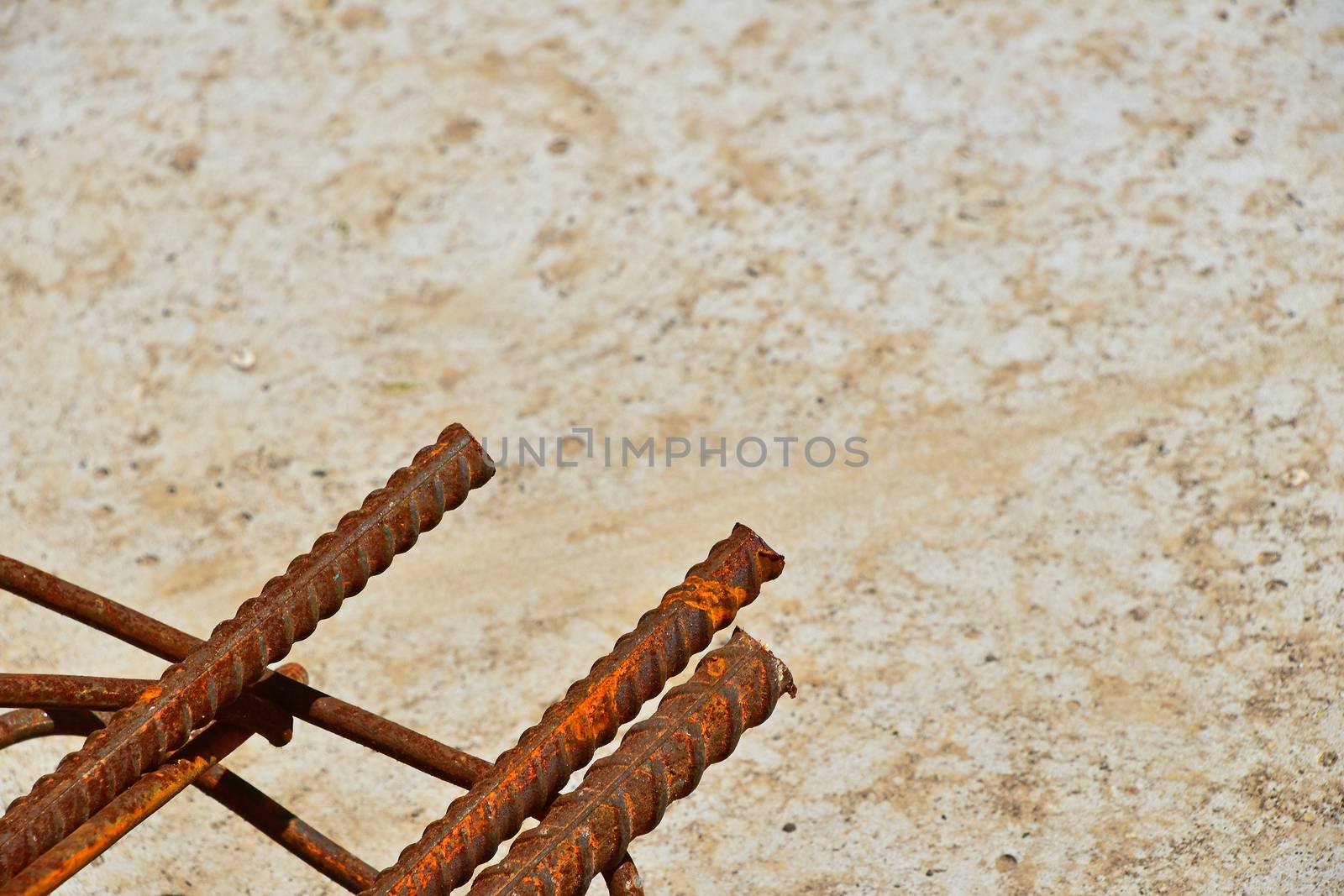 Rusty corroded stained metal wire fitting armature by BreakingTheWalls