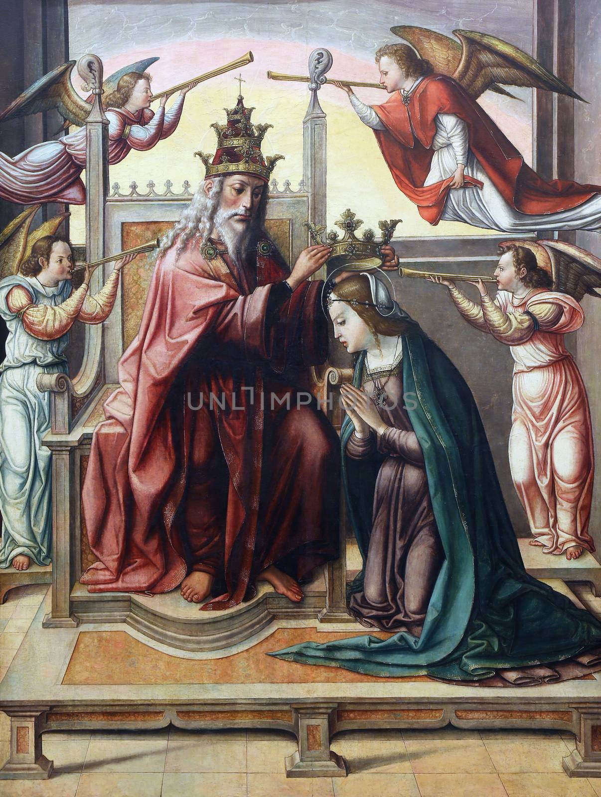 Juan Soreda: Coronation of the Virgin by atlas