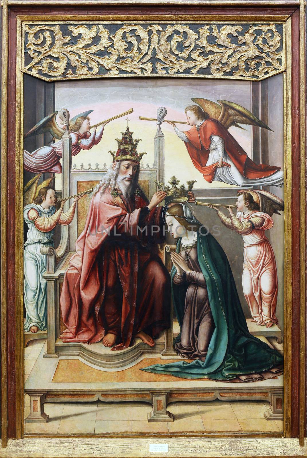Juan Soreda: Coronation of the Virgin by atlas