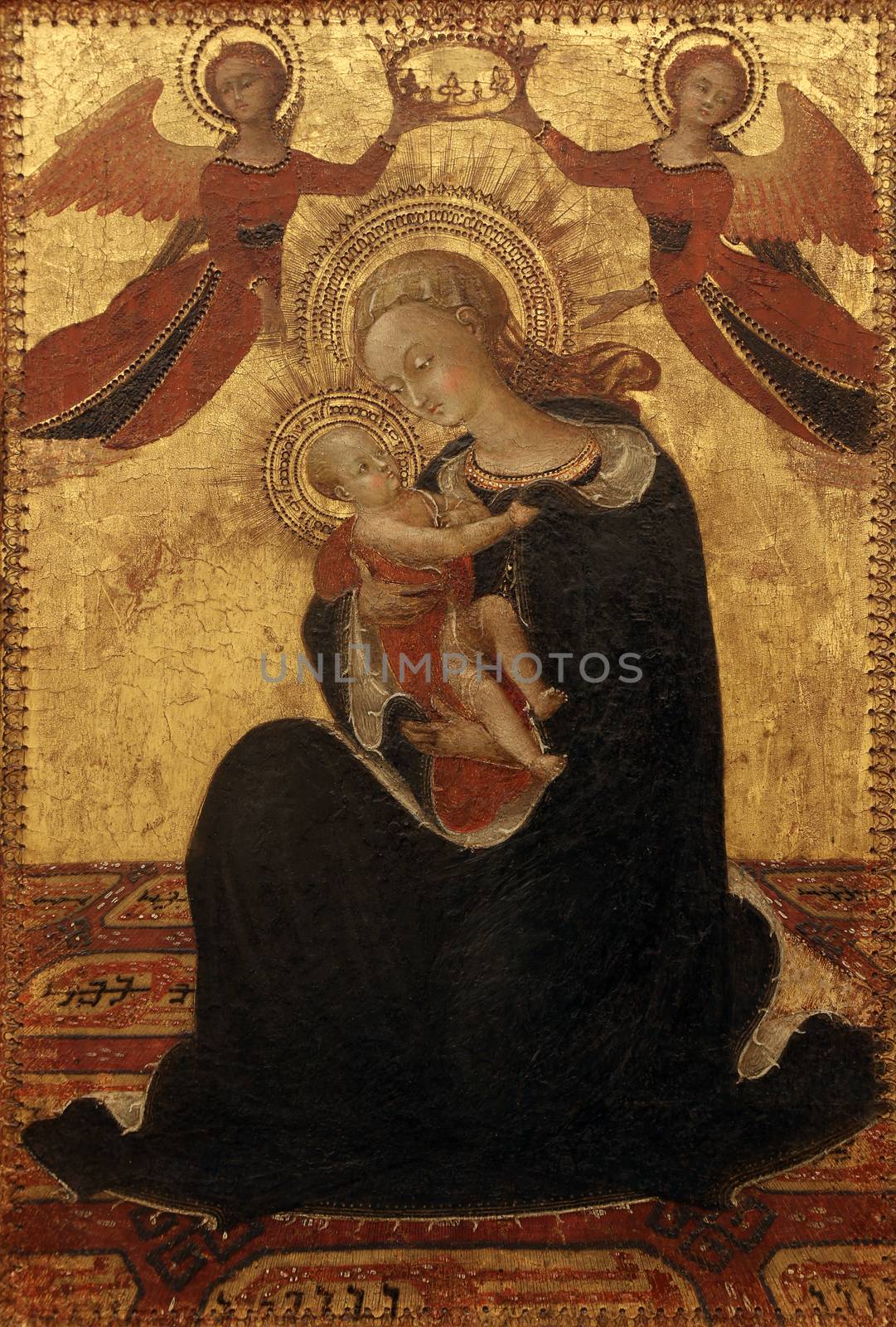 Sasseta (Stefano di Giovanni di Consolo): Madonna and Child, Old Masters Collection, Croatian Academy of Sciences in Zagreb, Croatia