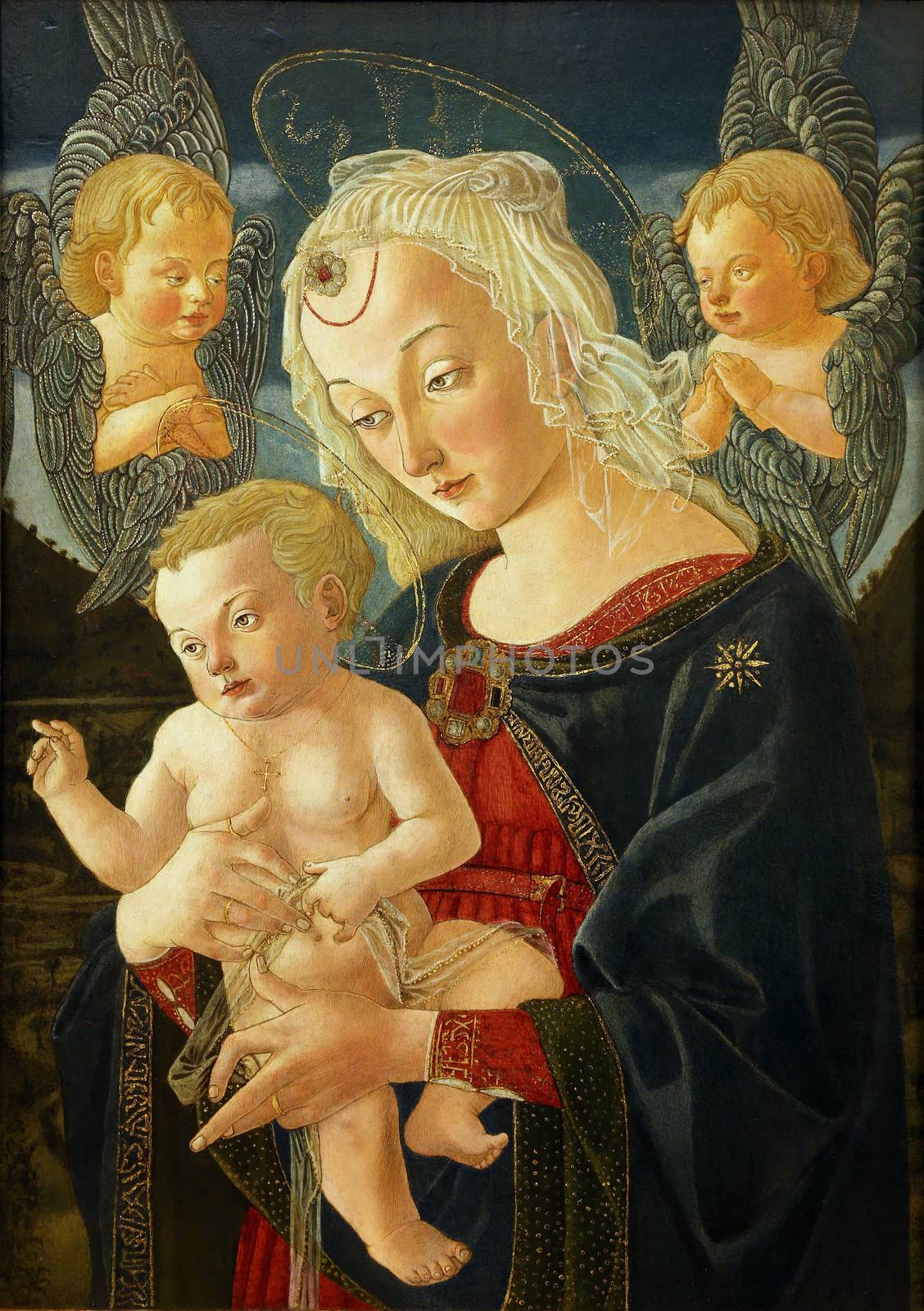 Pier Francesco Fiorentino: Madonna with the Child, Old Masters Collection, Croatian Academy of Sciences in Zagreb, Croatia