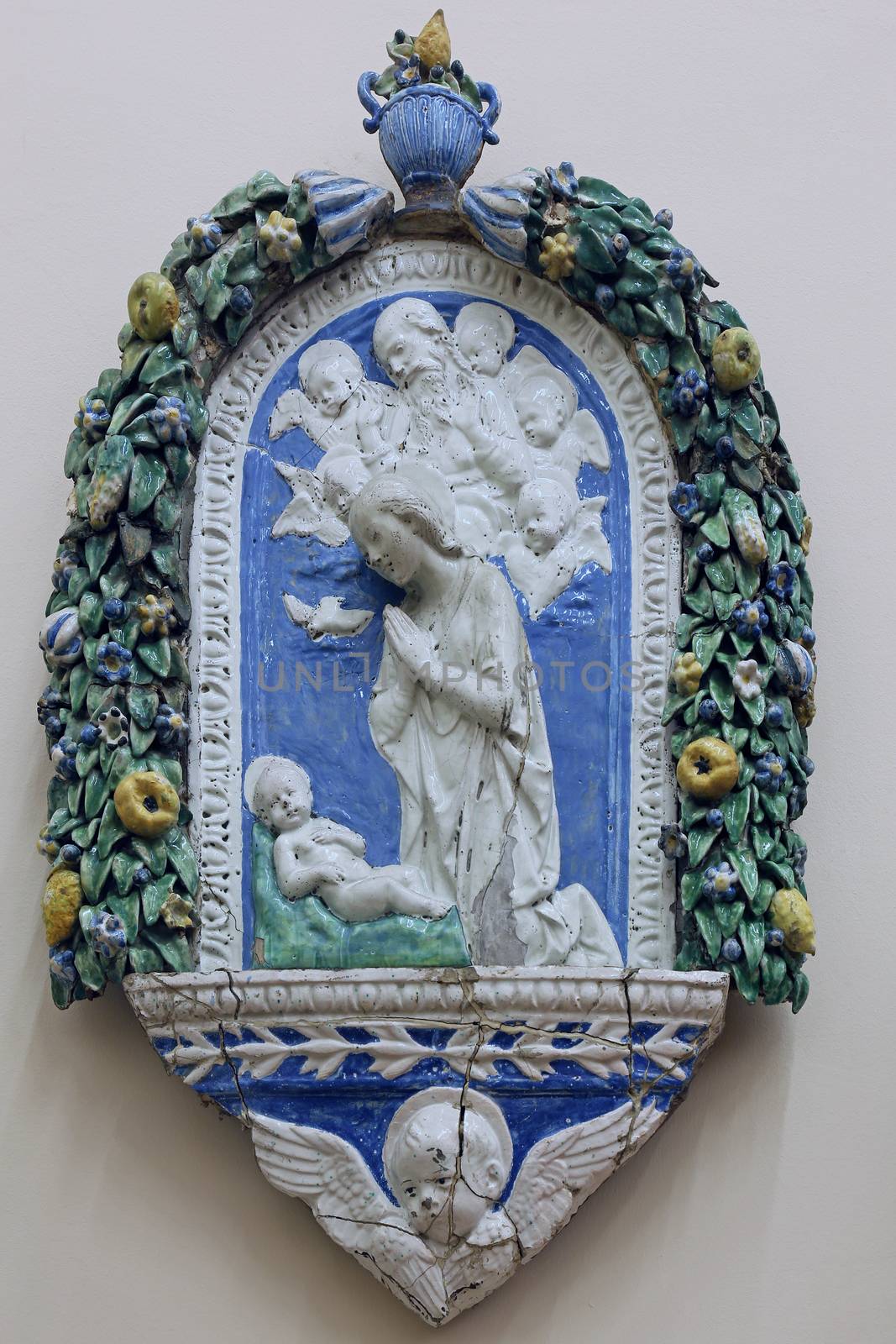 The workshop of Andrea della Robbia: The Birth of Jes by atlas