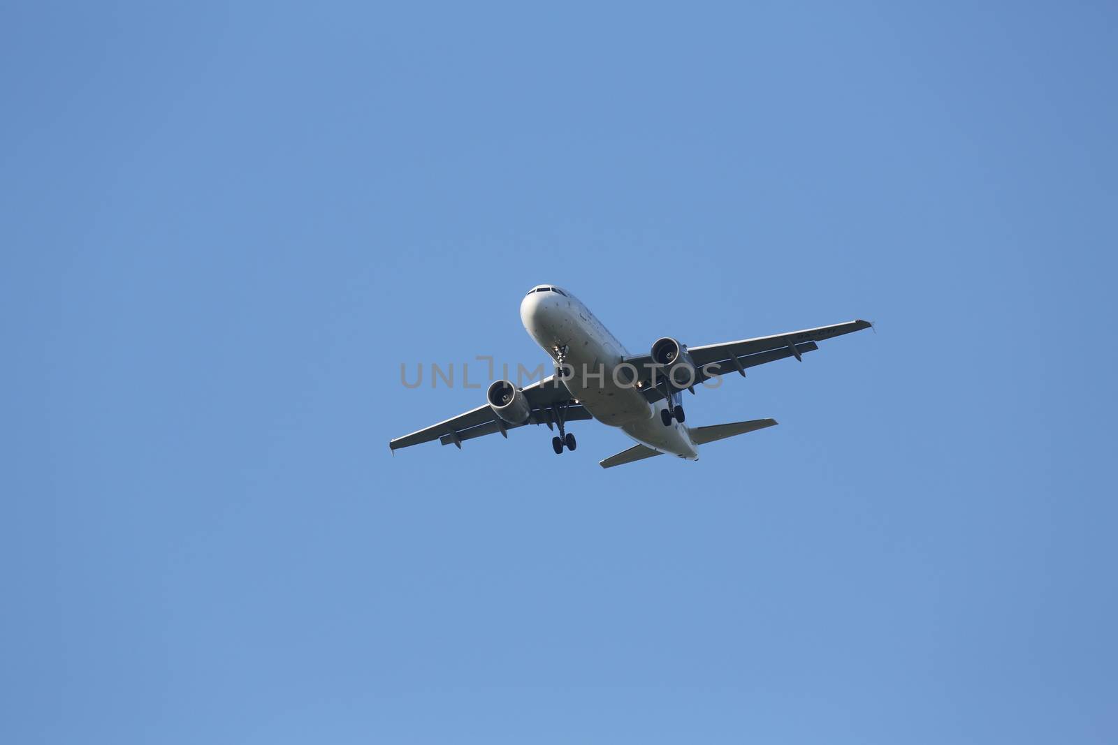 Airbus A319, registration 9A-CTI of Croatia Airlines landing on Zagreb Airport Pleso