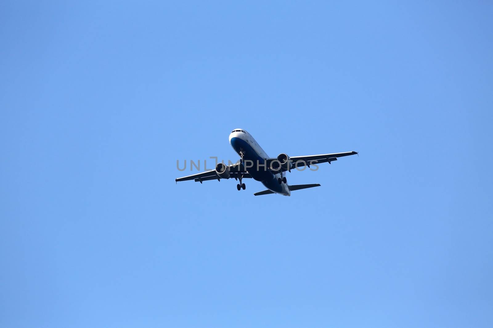 Airbus A320, registration 9A-CTJ of Croatia Airlines landing at Zagreb Airport Pleso