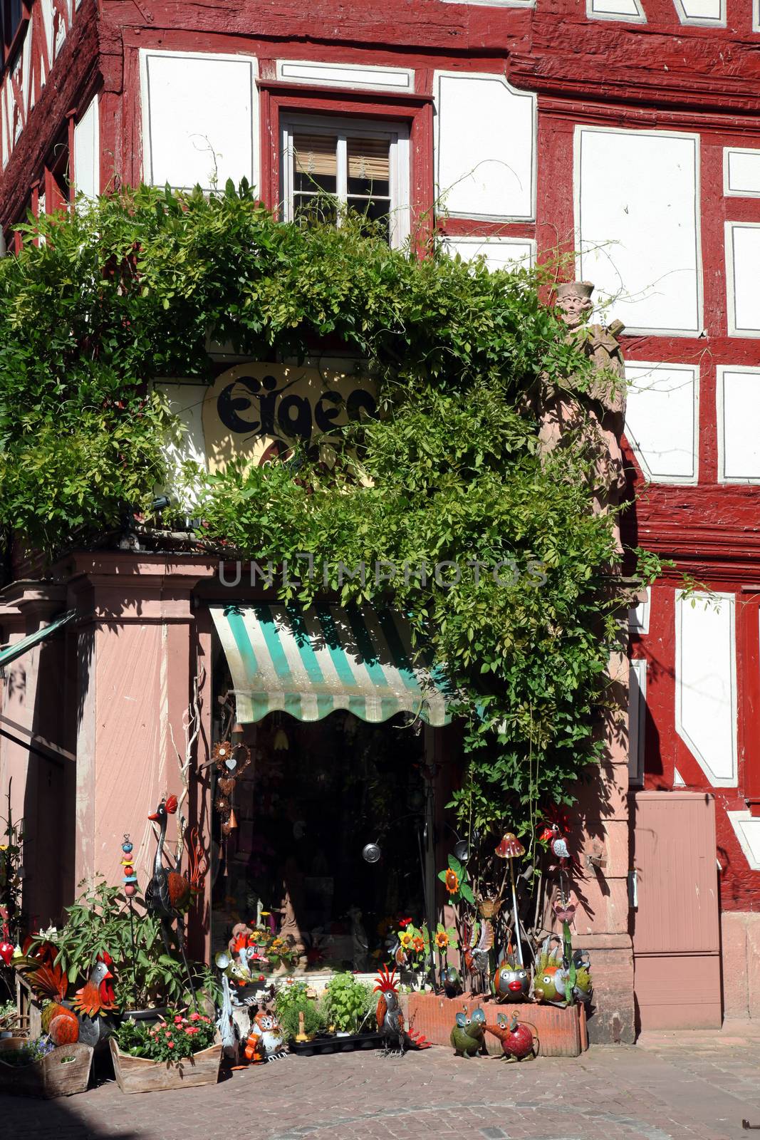 Half-timbered old house in Miltenberg, Germany by atlas
