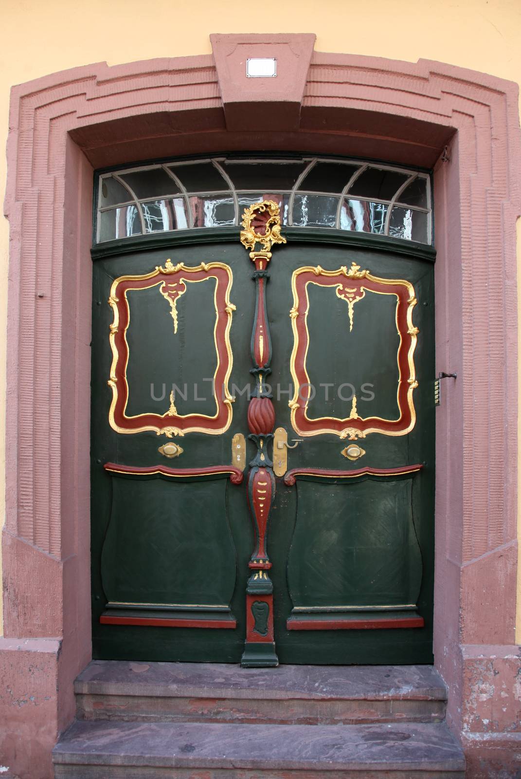 Historic door, Miltenberg, Bavaria, Germany