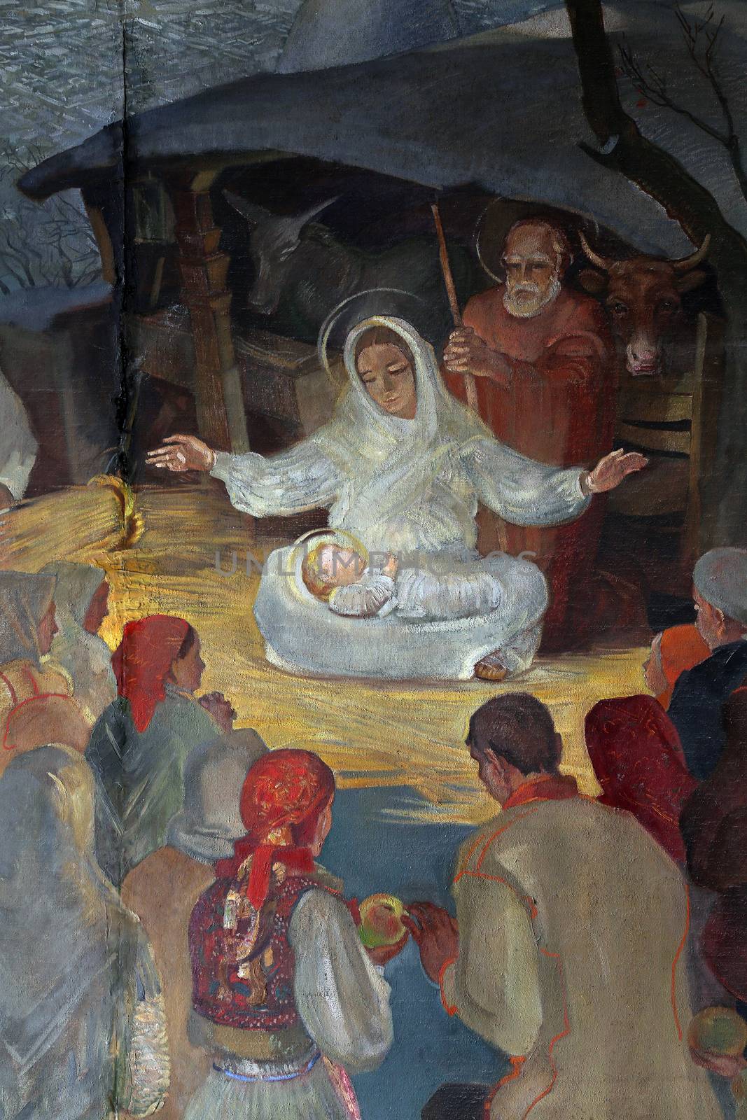 Birth of Jesus by atlas